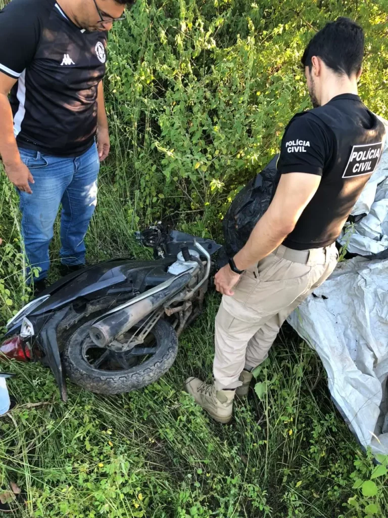 Policiais Civis recuperam motocicleta que foi furtada, em Pombal