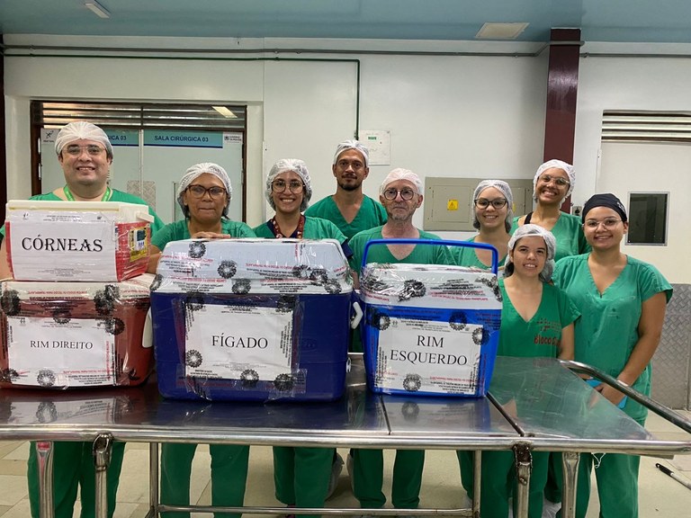 Paraíba registra recorde em tripla doação de multiórgãos e tecidos e 12 pessoas saem da lista de espera para transplantes